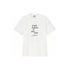 UNIQLO Loose Fit Round Neck Letter Print T-Shirt Unisex tops White 434379-00