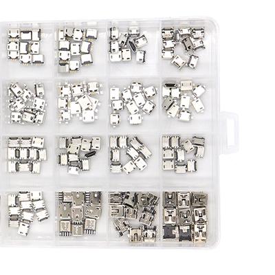 Multi-specification Micro USB Connector Pin Charge Female SMT Socket Jack Set