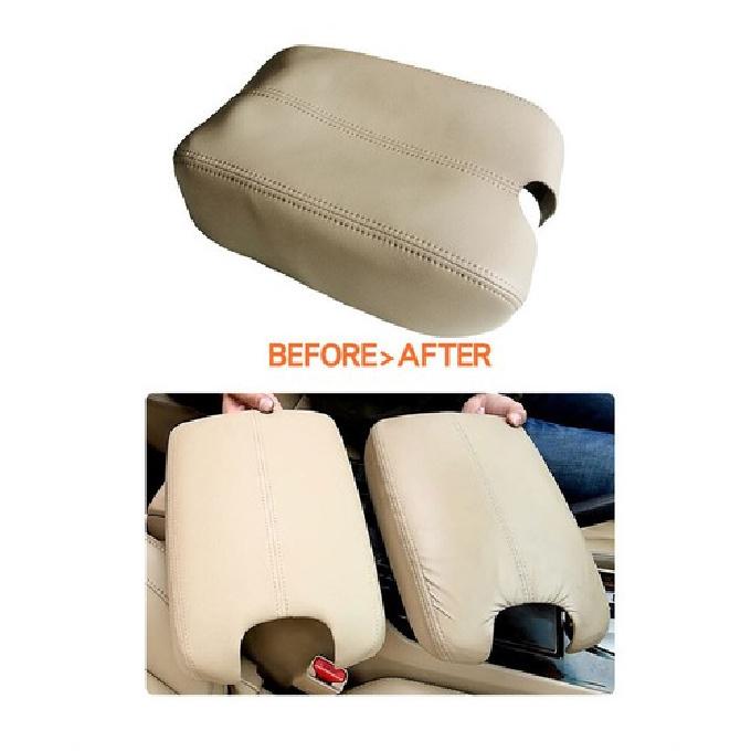 Beige Color Car Center Armrst Box Leather Cover Pad For Honda Accord 08 09 10 11
