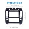 For Nissan Navara 2006-2012 9INCH Car Radio Fascia, Auto Stereo Panel Frame Dash Kit with Bezel Faceplate, No Battery Required