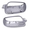 Pair Black Silver Car Rearview Mirror Cover Housing Casing Protection Caps For Golf Mk4 BORA Passat B5 1998-2005 Jetta