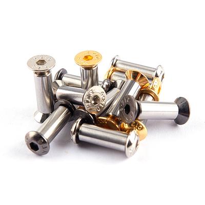 2Pcs M4 Knives Screw Rivet For Diy Material Knife Handle Plate Fastening Screw