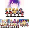 Entzückendes PVC-Anime-Figuren-Set mit 10 Figuren, inklusive des sternenübersäten Hoshino Ai und Freunde, für Sammler