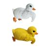 Duck Flower Pot Hugger Miniature Figurine Resin Animal Sculpture for Decorative Garden Accessories