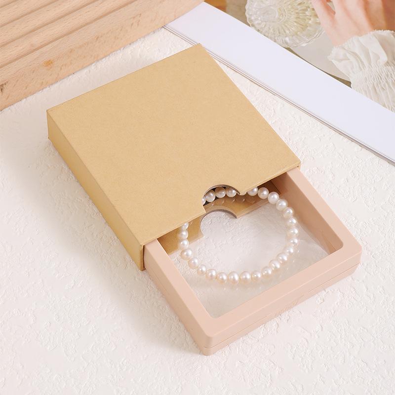 Transparente schwebende Display-Boxen Elastische PE-Folie Schmuckverpackungsbox Schmuck Halskette Ring Dichtungs-Antioxidans Sammlerstück Aufbewahrungsbox 10 Stück