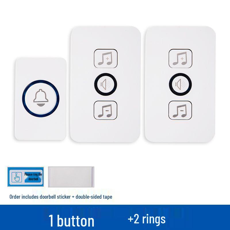 Smart Wireless Long-Distance Remote Control Doorbell for Elderly with Large Volume