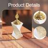 Incense Burner Light Luxury Gift Compact Desktop Ornament Censer Stand Incense Holder for SPA Party Holidays Tea Room Salon