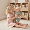 Huge Size 26 Inch Realistic Simulation Dolls PIPPA Soft Cloth Body Cute Rebirth Doll Rooted Gold Hair Cosplay Boy Newborn Dolls for Child Holiday Gift