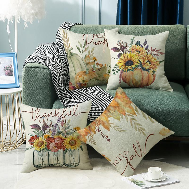 New Thanksgiving Series Fashion Sofa Cushions Home Living Room Bedroom Holiday Decoration Cushions Cushions