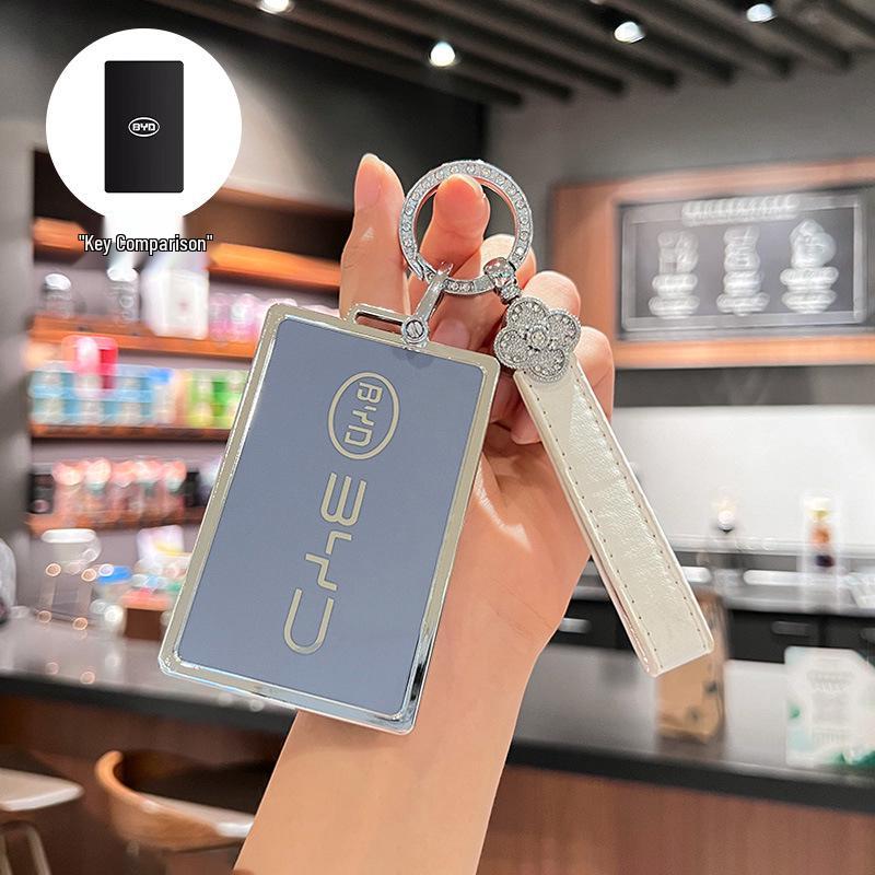 BYD Car Key Case for Han EV, Tang, Dmi, Song Pro, Qin Plus, Dolphin, Yuan, Seal N FC Shell Buckle