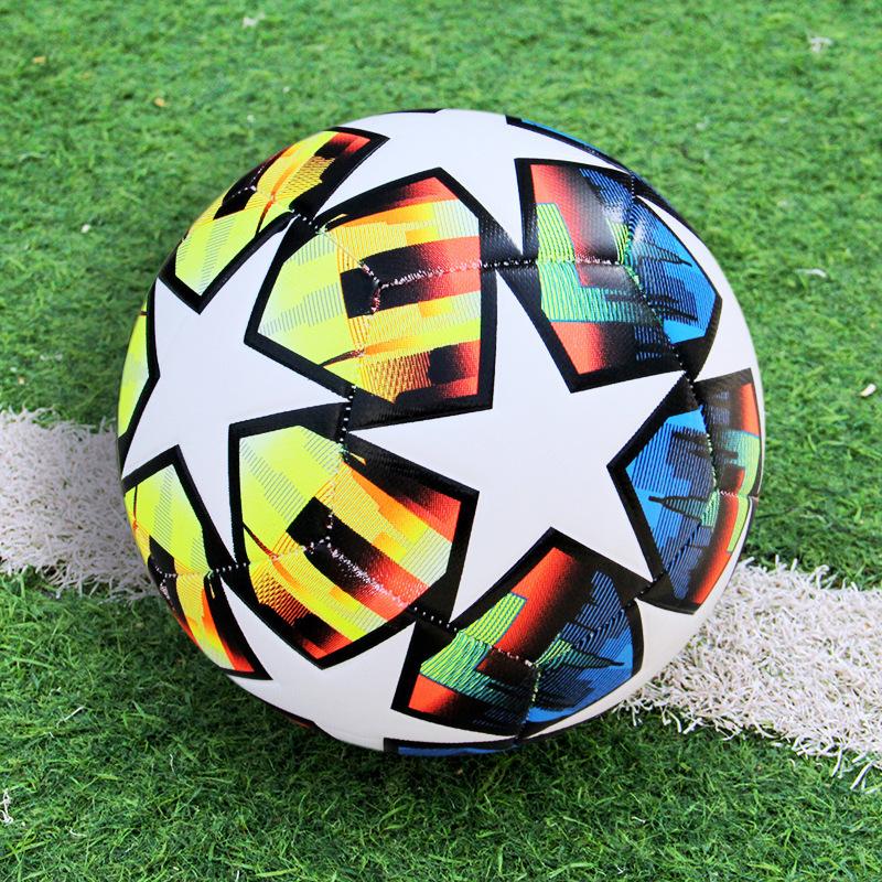 Standard Size 5 Soccer Adult Youth Professional Outdoors Sports Match Balls Training Seamless Football High Quality PU Material