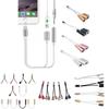 Apple Iphone Xs Max Dual Lightning Splitter Cable With Gold Finish For Audio Sharing