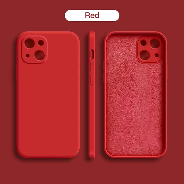 Original Official Silicone Case For Iphone 11 13 Pro X Xr Xs Case For Iphone 12 Pro Max 7 8 Plus Se 2020 Cover Cases