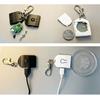LED Keychain Festival Pattern Luminous Keyring for Outdoor Emergency Daily Use