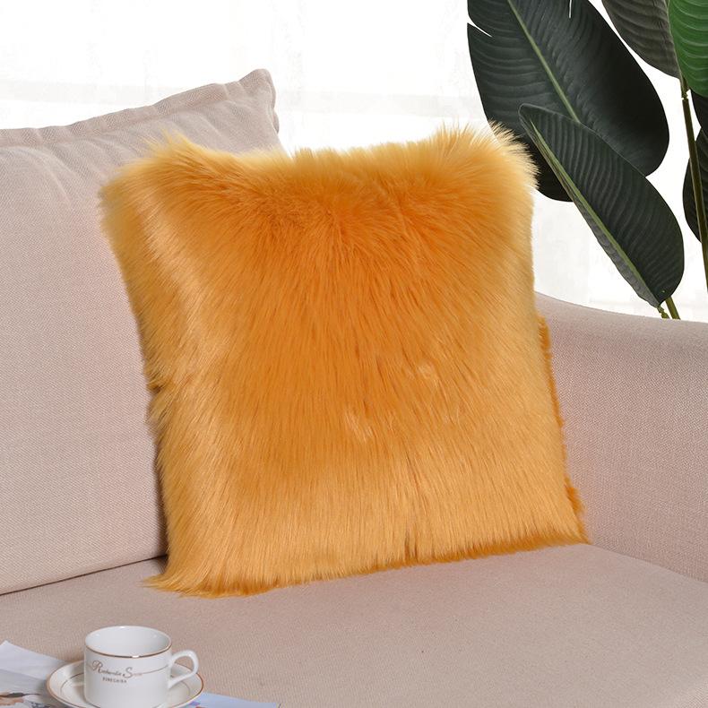 2pcs Luxury Faux Fur RV Cushion Cover Perfect for Motorhome & Travel Trailer Living Room Decor Durable Construction, Decorative Covers