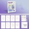 Adult Watercolor Painting Book, 3-Fold Layout with Included Pigments, Relaxing DIY Coloring Pages, Portable Hand-Painted Art