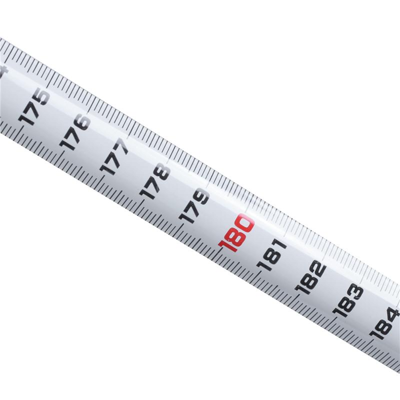 Premium-3Pcs 200Cm Stadiometer Black Wall Mounted Height Meter Growth Ruler Cm Metric Tape Measures