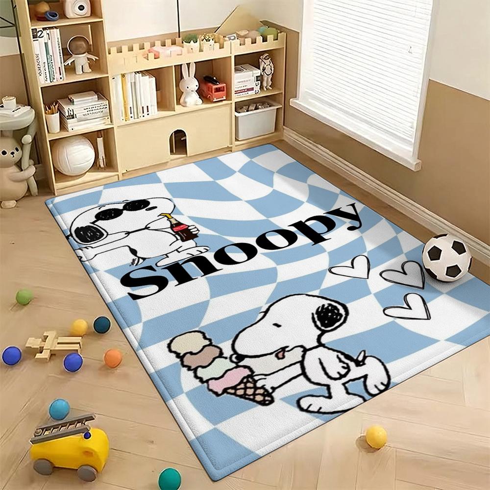 Snoopy Patriotic Parade Theme Rug Durable Stainresistant Easyclean Carpet For Kids Bedroom Play Area Home Party Decor Christmas Gift