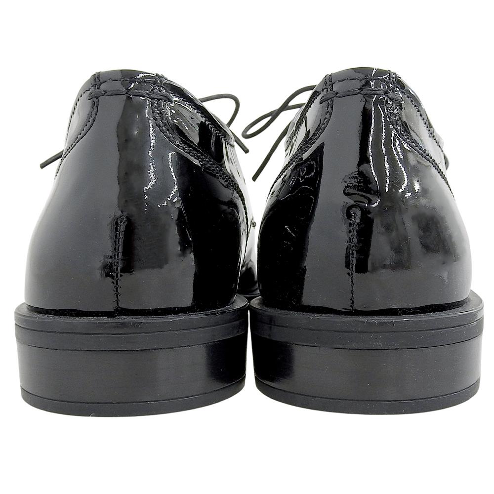 Cole Haan Dawes Grande Plain Toe Patent Leather Oxford Shoes, Men's, Black, 10", C31185 Shoes 8(US) blackUsed