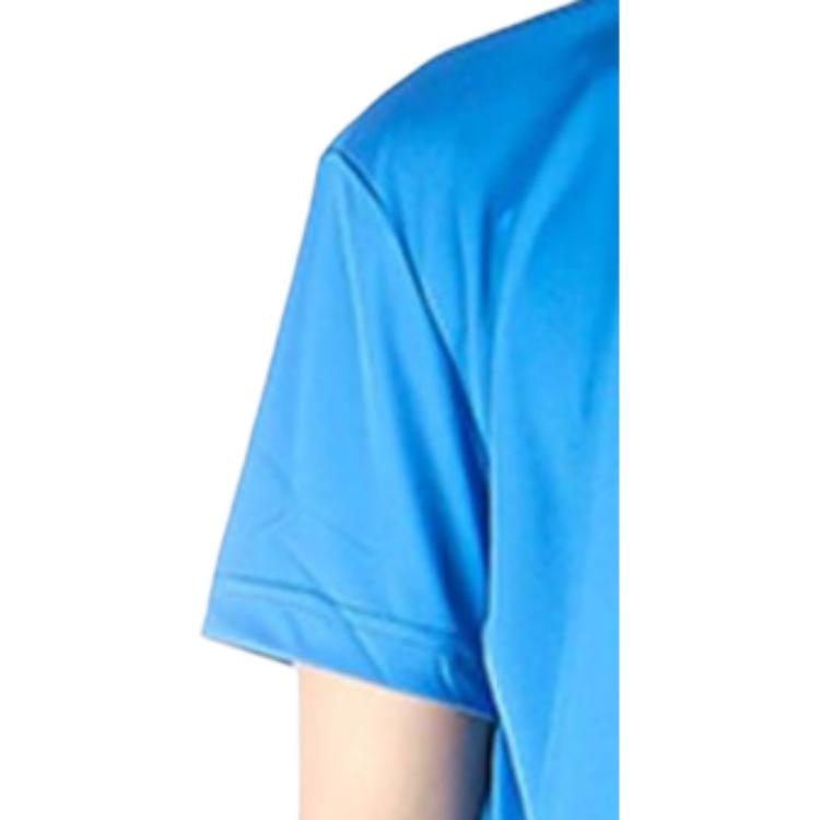 J.LINDEBERG Solid Color Short Sleeve Button Polo Shirt Men Tops Blue GMJT05558-O301