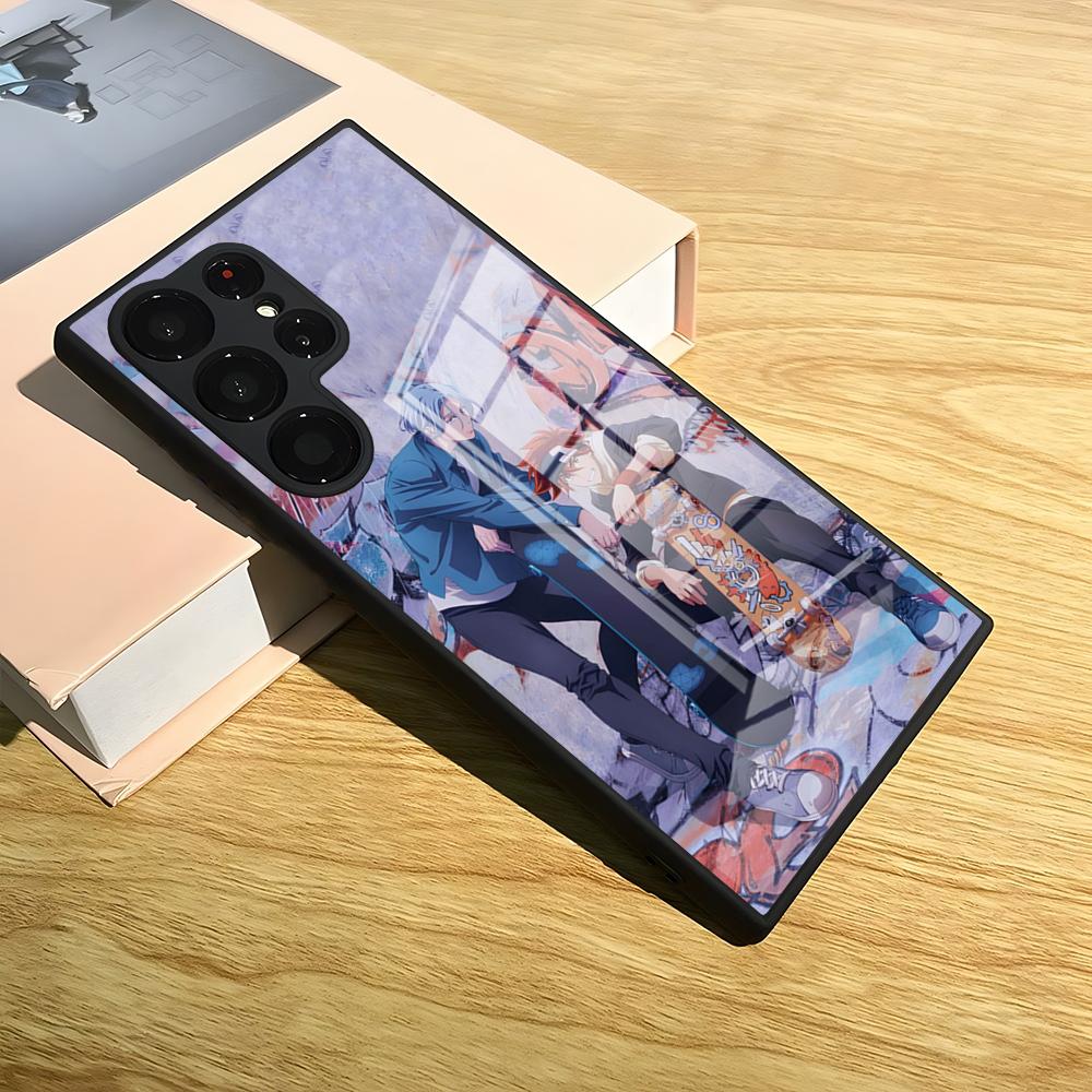 Boy S-Sk8 The Infinity Anime Phone Case For S25 Ultra Samsung S26 S24 Fe S22 S20 S23 21 Plus A54 A34 A53 A16 Glass Cover