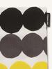 Marimekko Rasyamatto Cushion Cover, 50x50cm, Women's, 52_1_52189467371, Black/Gray/Yellow
