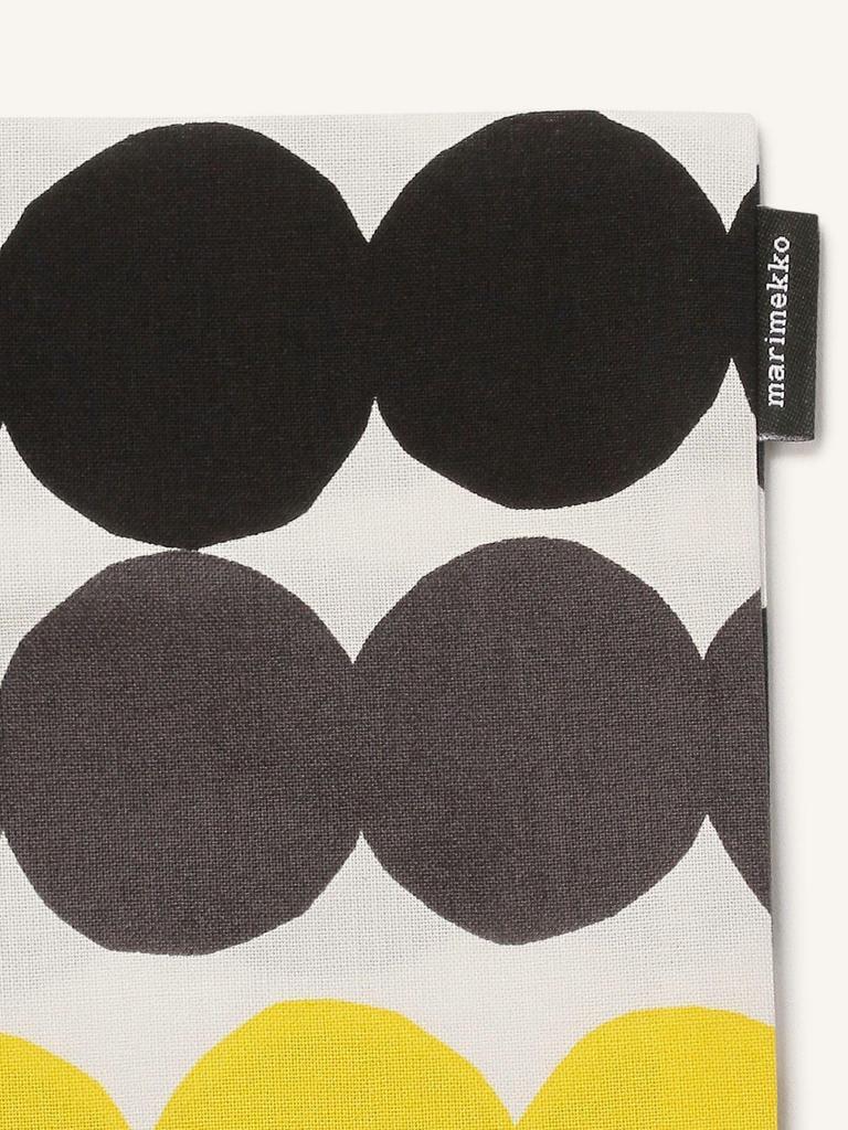 Marimekko Rasyamatto Cushion Cover, 50x50cm, Women's, 52_1_52189467371, Black/Gray/Yellow