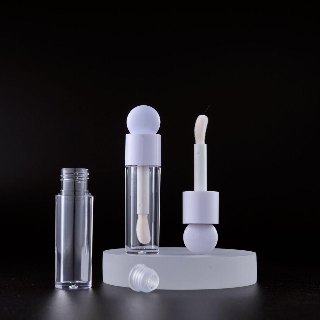 Large Brush Lip Gloss & Eyeliner Tube - Thick, Empty Container for Cross-Border Bestsellers