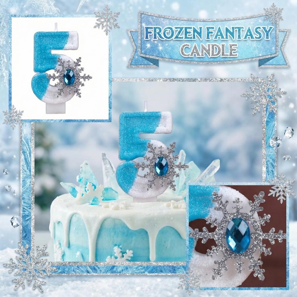 Fashion Cartoon Creative Birthday Candles Party Digital Candles