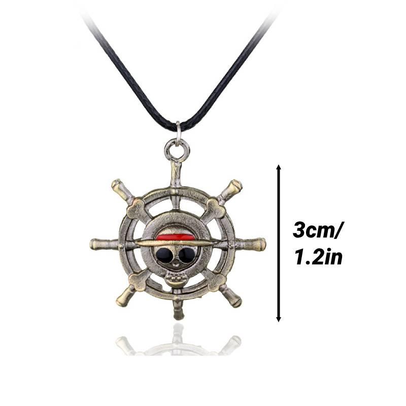 

Мультяшное Ожерелье Ван Пис Аниме Периферийные Ювелирные Изделия Сплав Подвеска Подарок Унисекс Rudder