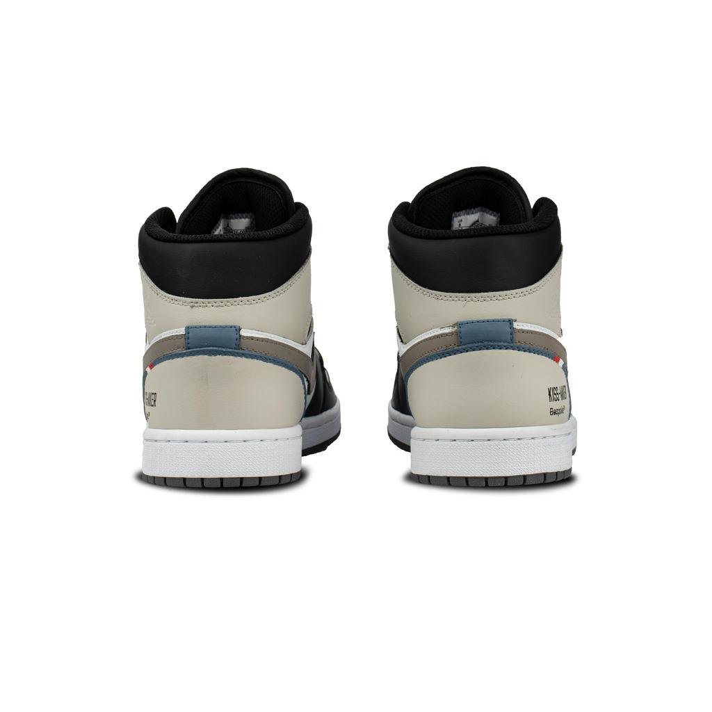 Jordan Air Jordan 1 Abrasion Resistant Mid Top Vintage Basketball Shoes Men's DQ8426-001(Team845)