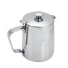 Stainless Steel Coffee Cup Mug Milk Frothing Pitcher Jug with Lid for Latte Coffee Art