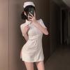 Japanese Nurse Uniform Halloween Cosplay Costume Women Sexy Lingerie Nightdress Maid Role Play Outfit Sweet Nurse Suit Nightwear
