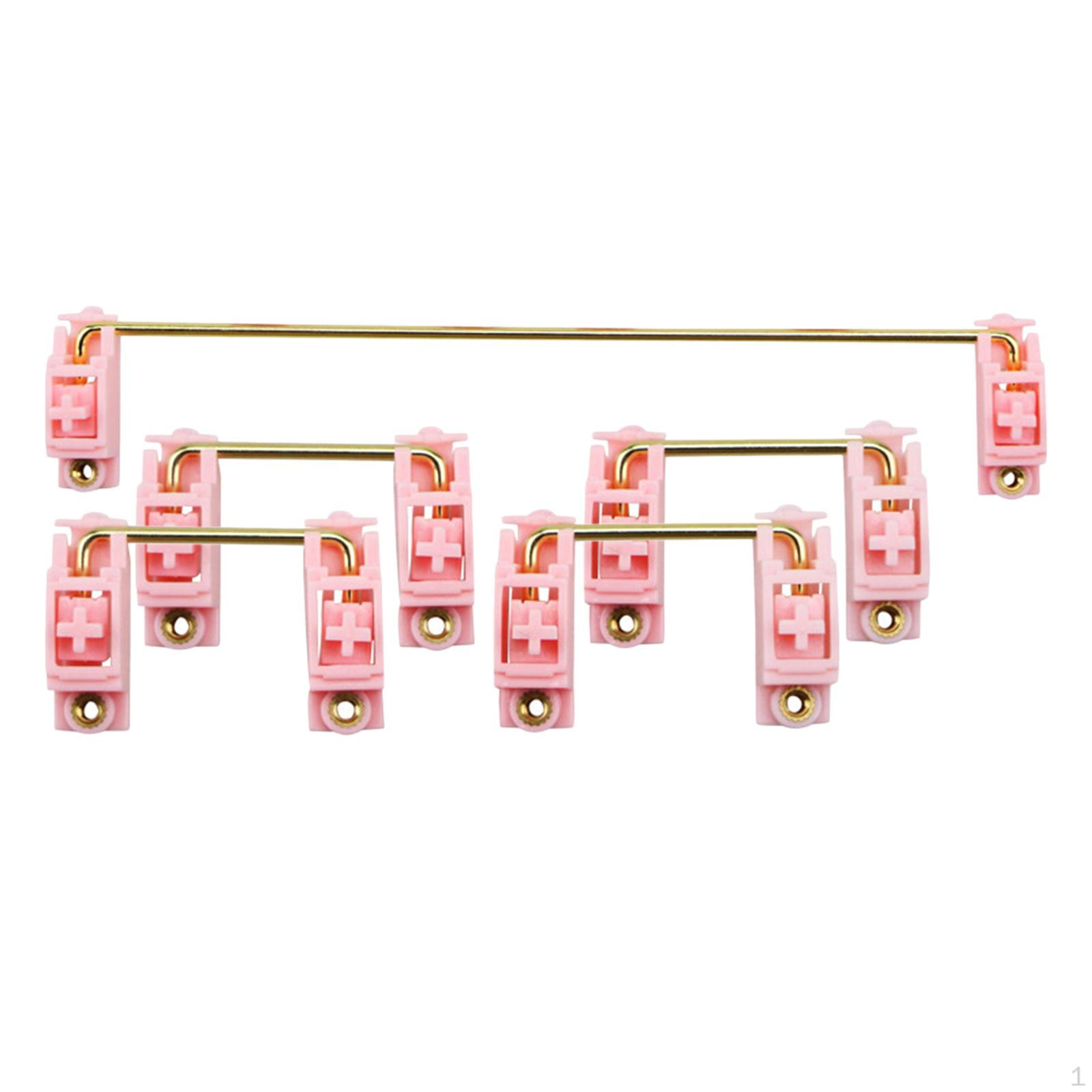 

Screw-in Stabilizers ,2U 6.25U, Mechanical Keyboard Replacement Replace 5Pcs for 60 87 розовый