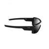 OCEAN CHAMELEON Floating UV Recycled Interchangeable Frame Shiny Black Smoke Sunglasses, Protection, Materials, & Strap, (Polarized Lenses),