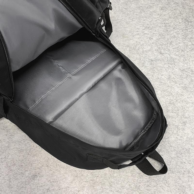 New Casual Simple Backpack, Light and Versatile Solid Color Travel Backpack, Unisex Middle School Student Schoolbag