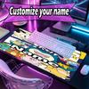 Özel İsim Kişiselleştirilmiş Anime Desenli Mouse Pad, Dizüstü Bilgisayar Masa Matı, Ev için Dekoratif Masa Matı Klavye Altlığı Hediye