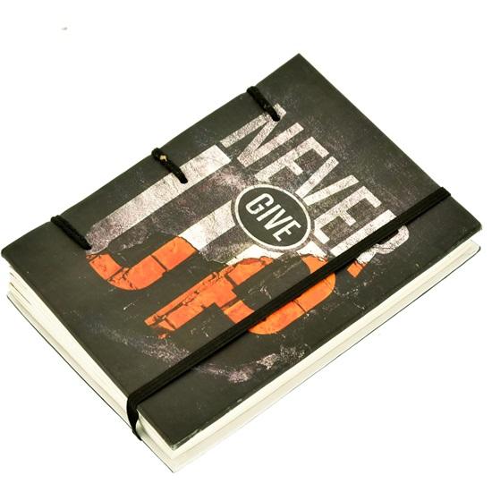 17.78 Cm Motivational Quotes Diary 125GSM Paper Recycled Cotton Free Handmade Paper Diary with Lock