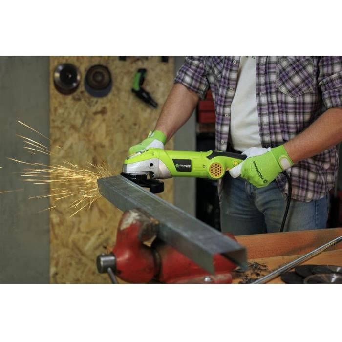 Meuleuse d’angle - FIELDMANN - FDB 201401-E - 1400 W - 150 mm - Vitesse réglable jusqu'à 8600 tr/min