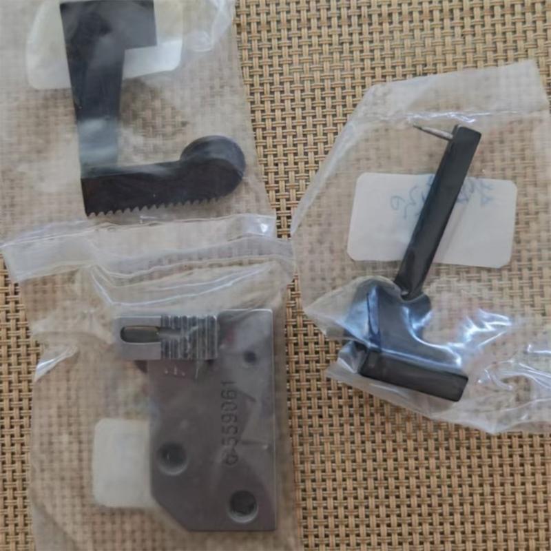 Alloys Steel Presser Foot And Needle Plate Set For Overlocker Machine 300U Stitching For Multiple Fabrics Leather