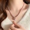 Pearl Necklace - French Vintage Light Luxury High-end Style Sweater Chain - Elegant Accessory for The Neck