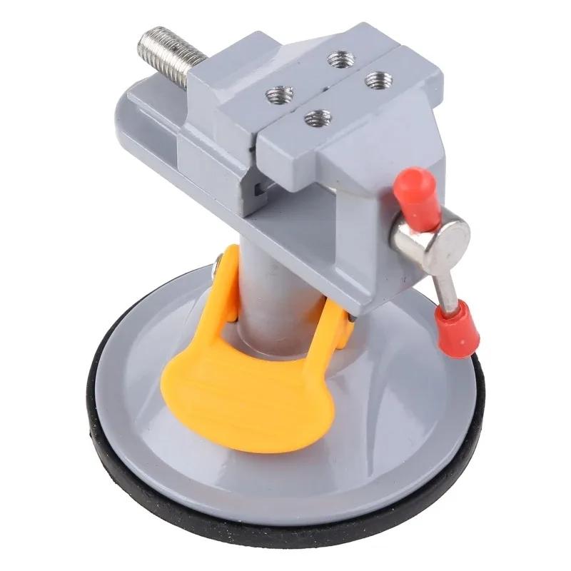 Universal Drill Press Flat-nose Pliers Bench Vise Aluminium Alloy Small Table Clamp for Diy Jewelry Watch Repairing Carving Clip