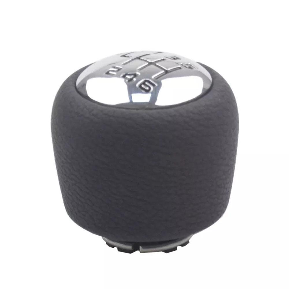Car Interior Knob As Shown In The Figure 6 Speed Shift Knob ABS And Leather Material Compatible With 508 Models 2010-2018