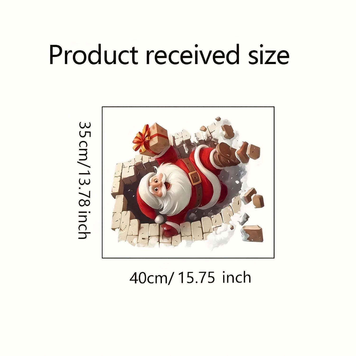 

1pc Santa Claus Wall Decal - Removable Christmas Sticker, Suitable for Living Room and Home Decor,Easy to Install room decor
