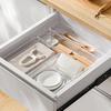 Storage Box Durable More Compartments Transparent Drawer Organizer Box for Bedroom