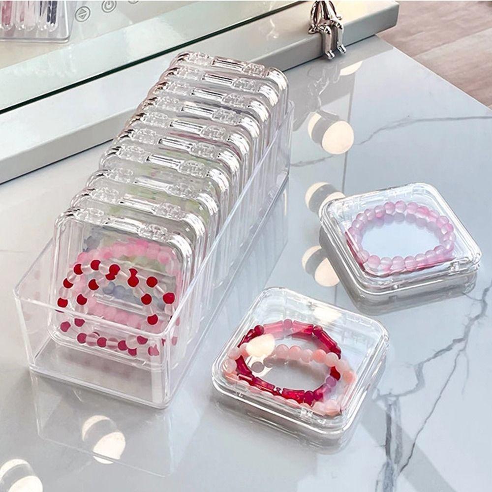 Multi-functional Press-On Nail Display Case Acrylic Jewelry Organizer Holder  Bracelet