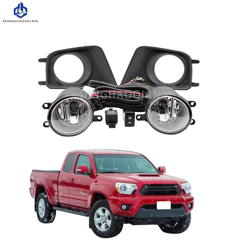 1 set Fog Lights Headlight for Toyota Tacoma 2012 2013 2014 2015 Fog lights Car Fog Lamp Kit With Harness Bulb Switch