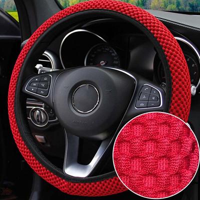 Coprivolante estivo traspirante in seta di ghiaccio universale per accessori per auto antiscivolo resistenti all'usura da 38 cm