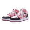 Jordan Air Jordan 1 811 Manufacturing, Love Confession High top Vintage Basketball Shoes Women's Pink Black White DQ8423-616(Team80-)