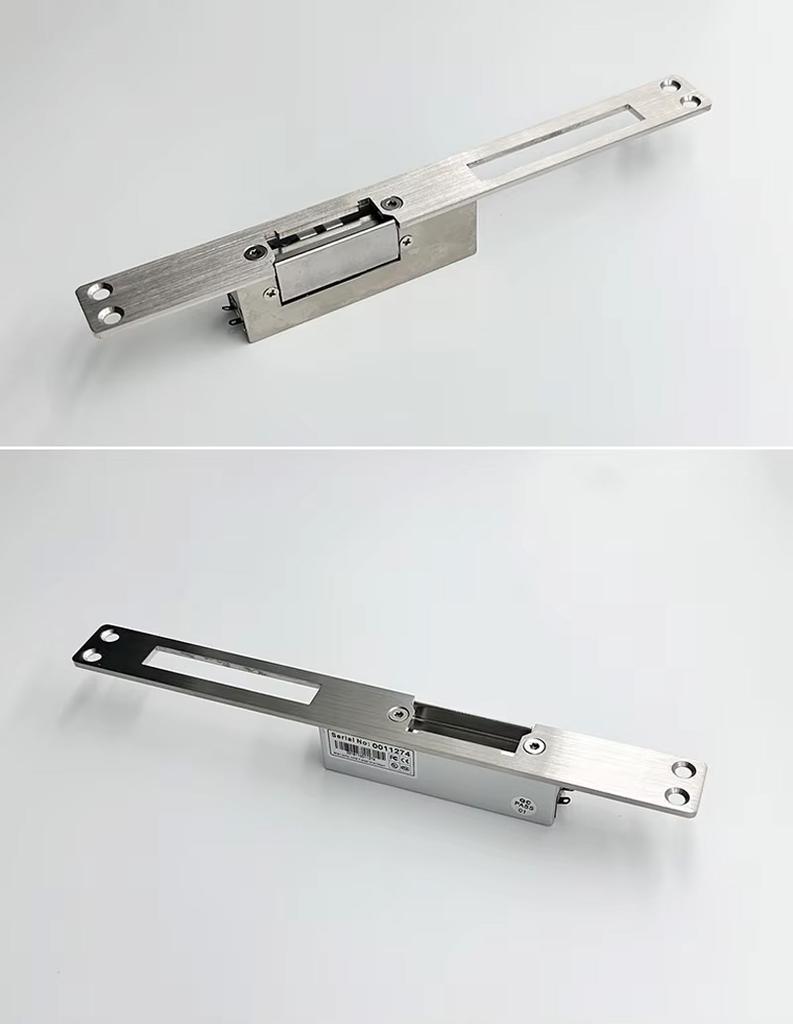 12V CE Electric Strike Lock Narrow European Long Panel Fail Safe Fail Secure Door Lock for Office Glass Wood Doors OEM
